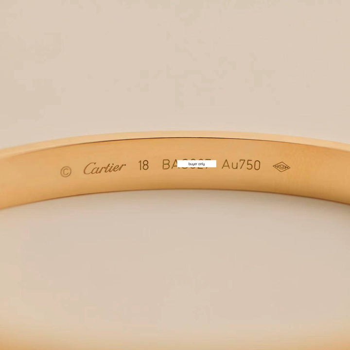 Cartier Love Bracelet 18K Yellow Gold Size 18