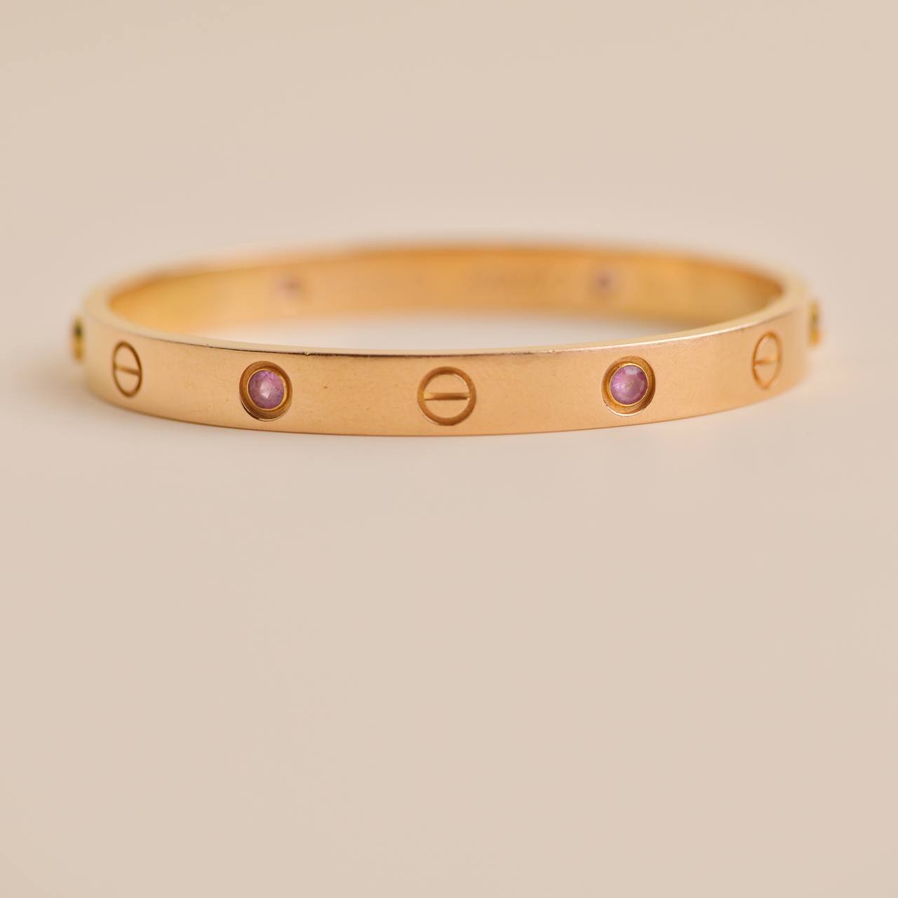 Cartier love bracelet on sale pink