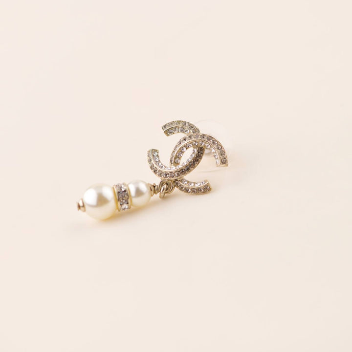chanel cc earring second hand