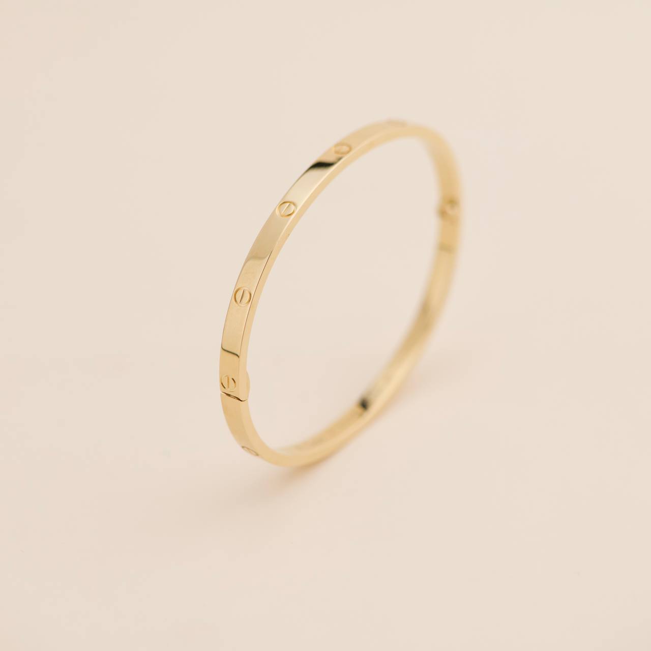 Cartier Love Bracelet Small Model 18K Yellow Gold Size 17