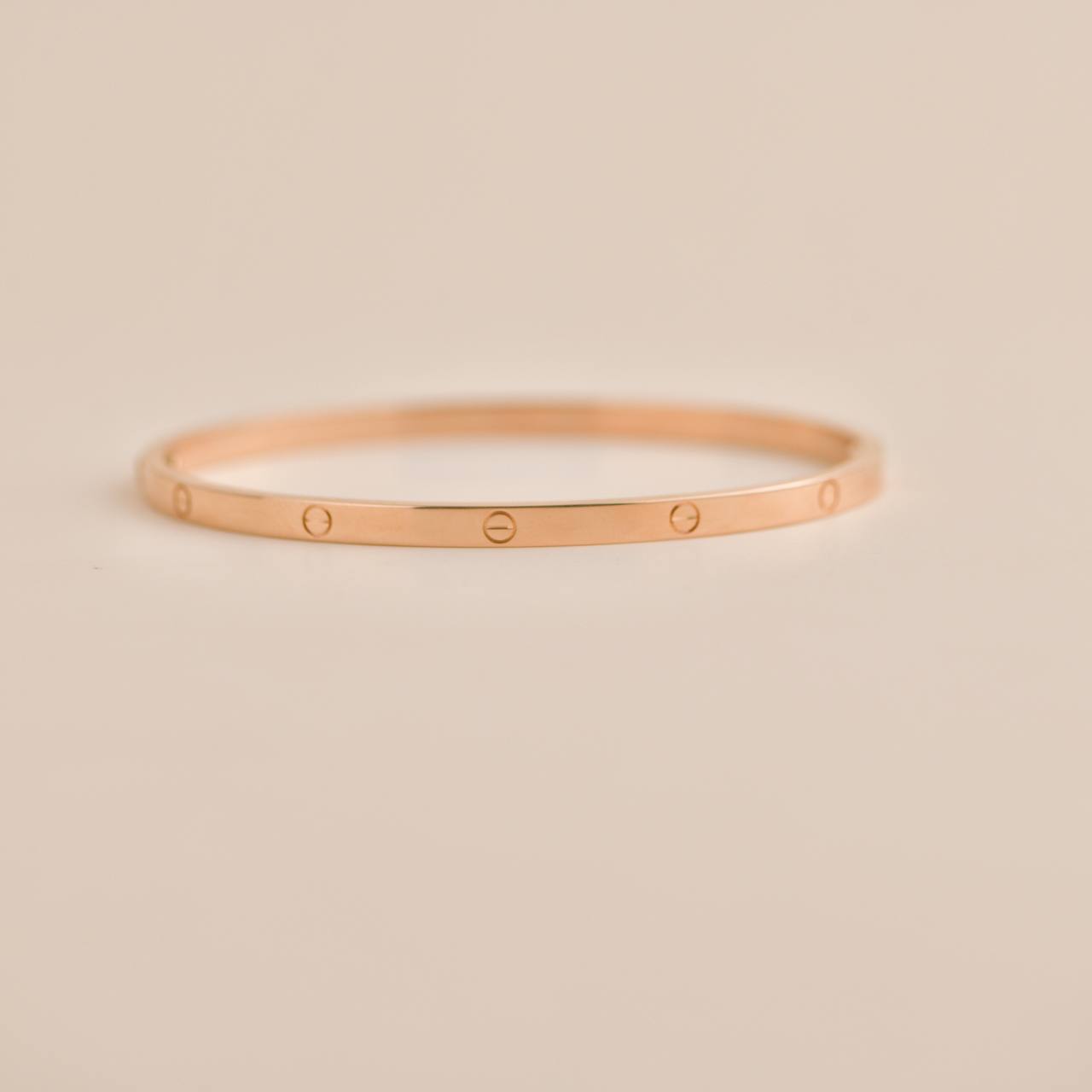 Cartier Love Bracelet Small Model 18K Rose Gold Size 19