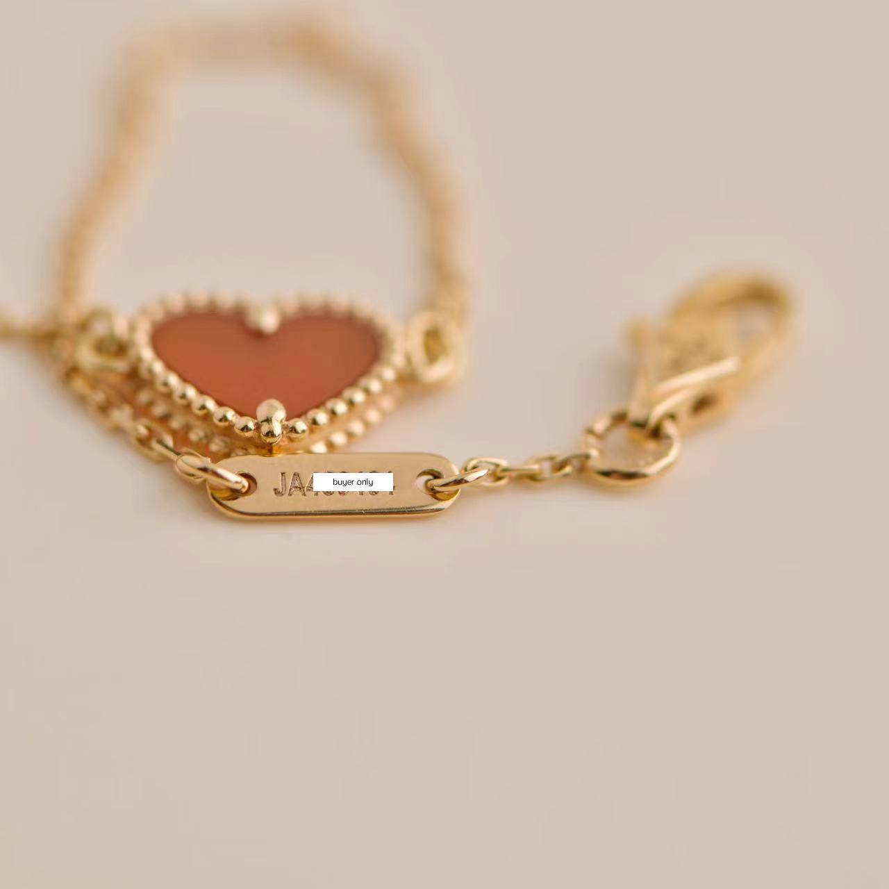 Sweet Alhambra heart bracelet