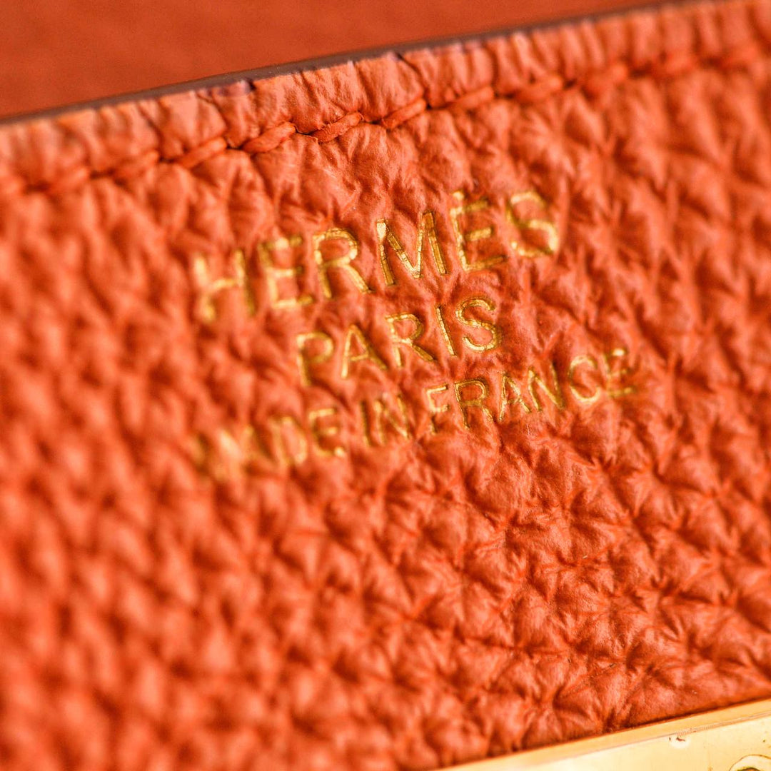 Hermès Orange  Togo Birkin 35 second hand