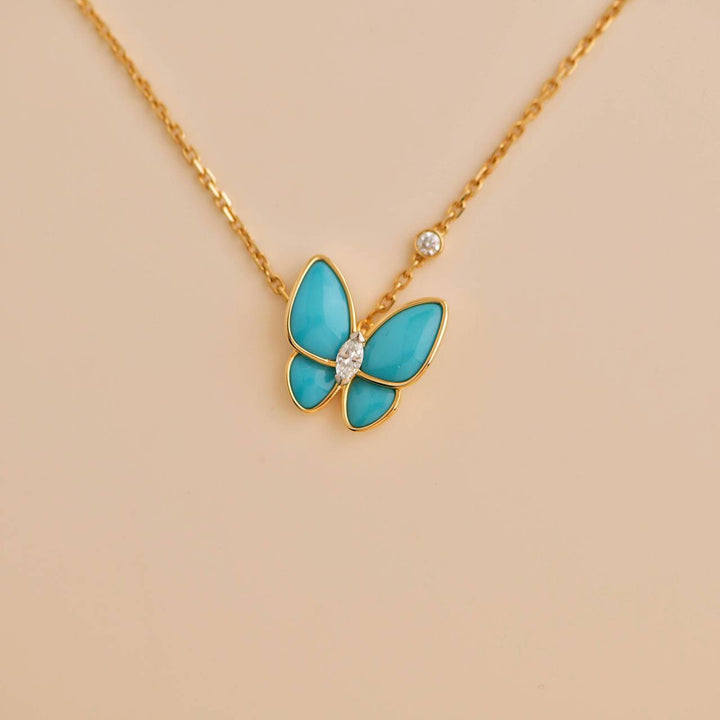 Van Cleef Butterfly Diamond Pendant second hand
