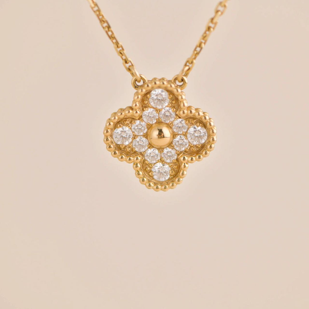 Van Cleef diamond pendant second hand