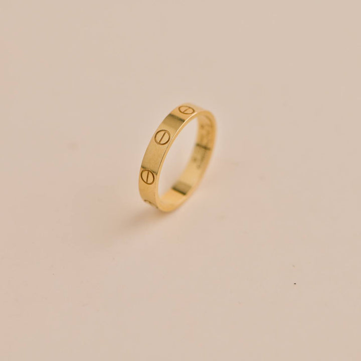 cartier love wedding band second hand size 54