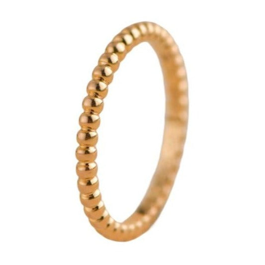 Van Cleef & Arpels Perlée Rose gold Ring Small Model