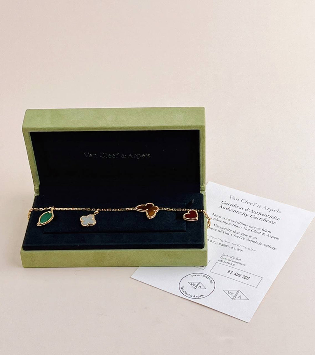 Van cleef lucky bracelet second hand