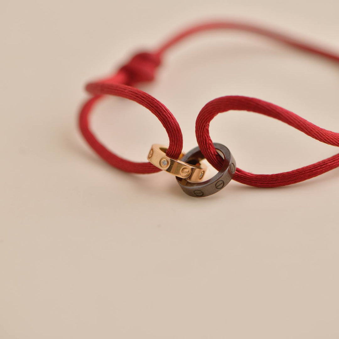 second hand Cartier love cord bracelet