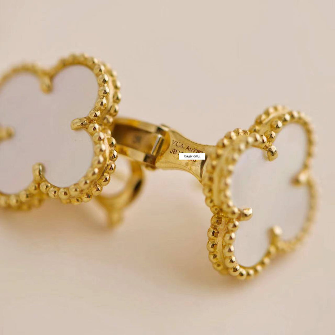 Van Cleef Arpels Vintage Alhambra Mother-of-Pearl 18K Yellow