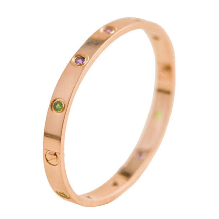 Cartier Love Bracelet 10 Multi Gemstone 