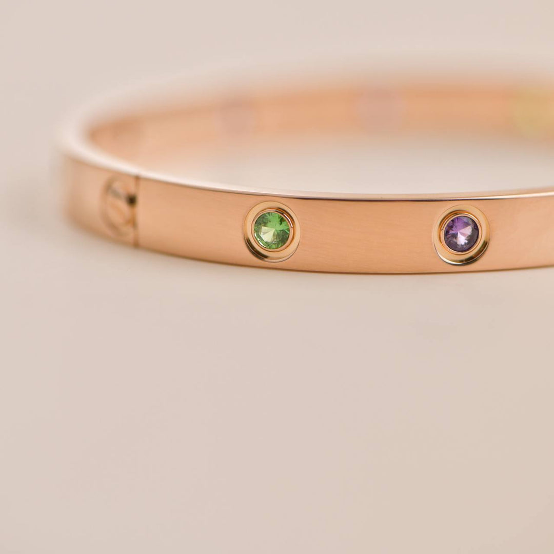 Cartier Love Bracelet 10 Multi Gemstone 