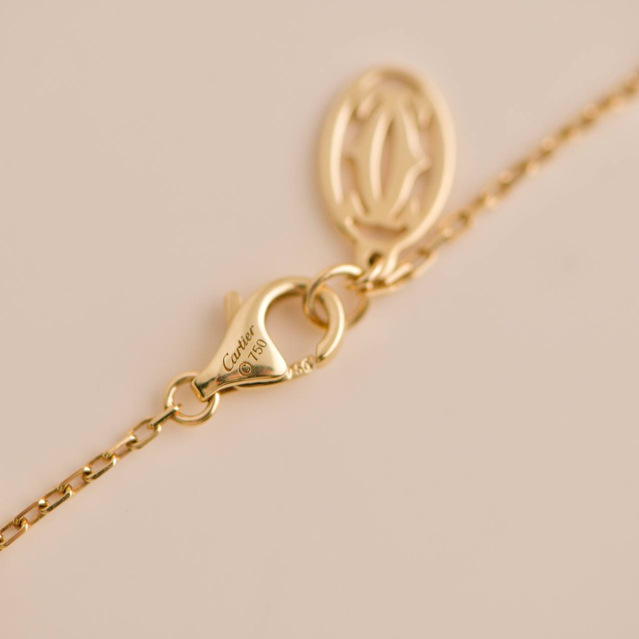 Cartier D'AMOUR Diamond Small Model Yellow Gold Pendant
