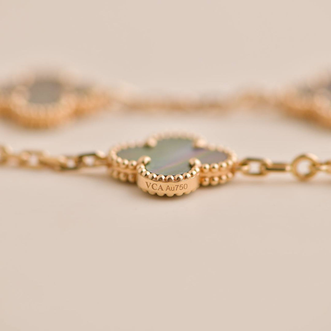 Van Cleef & Arpels Vintage Alhambra Rose Gold Bracelet 