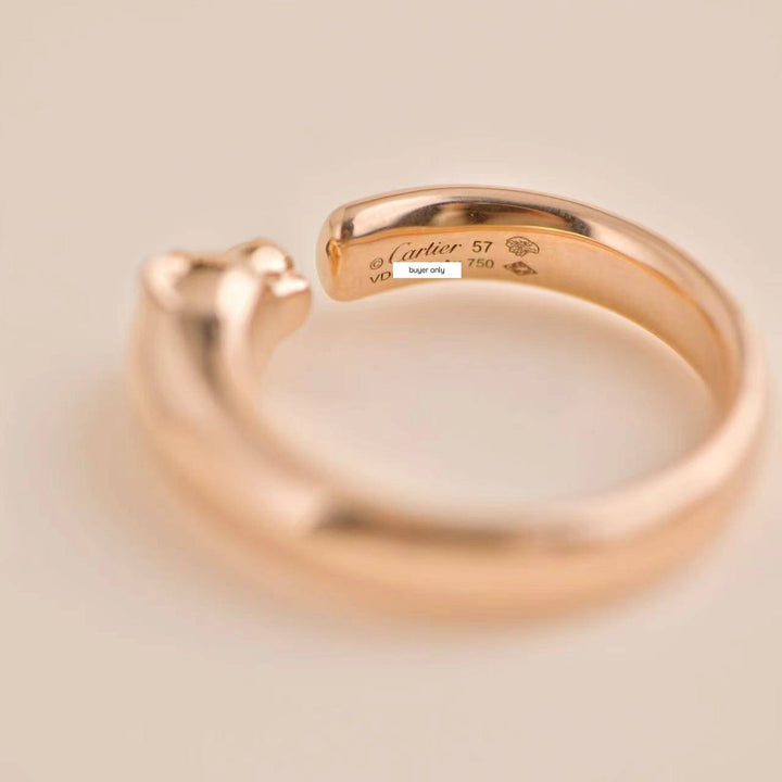 Cartier  Rose Gold panthere Ring 
