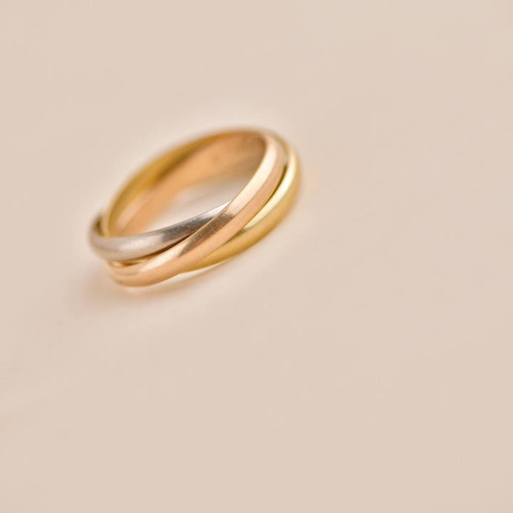 Cartier Trinity Classic Gold Ring  Size 58 