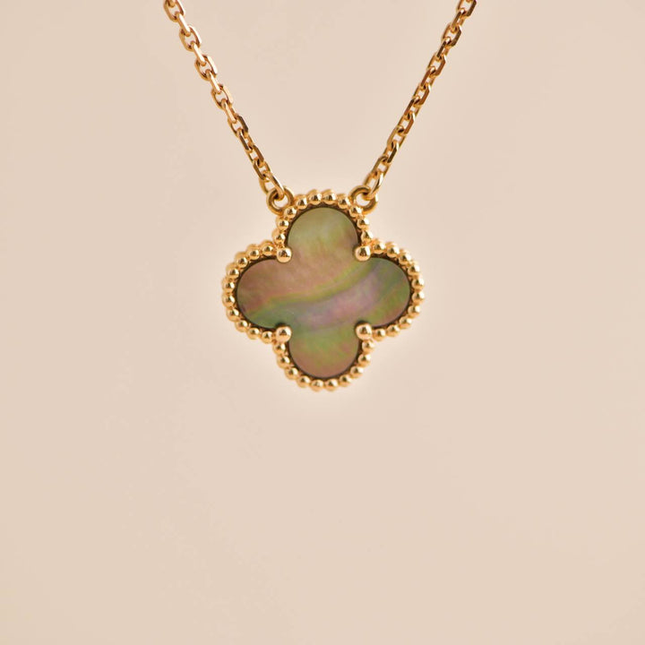 Van Cleef & Arpels Vintage Alhambra Rose Gold Necklace
