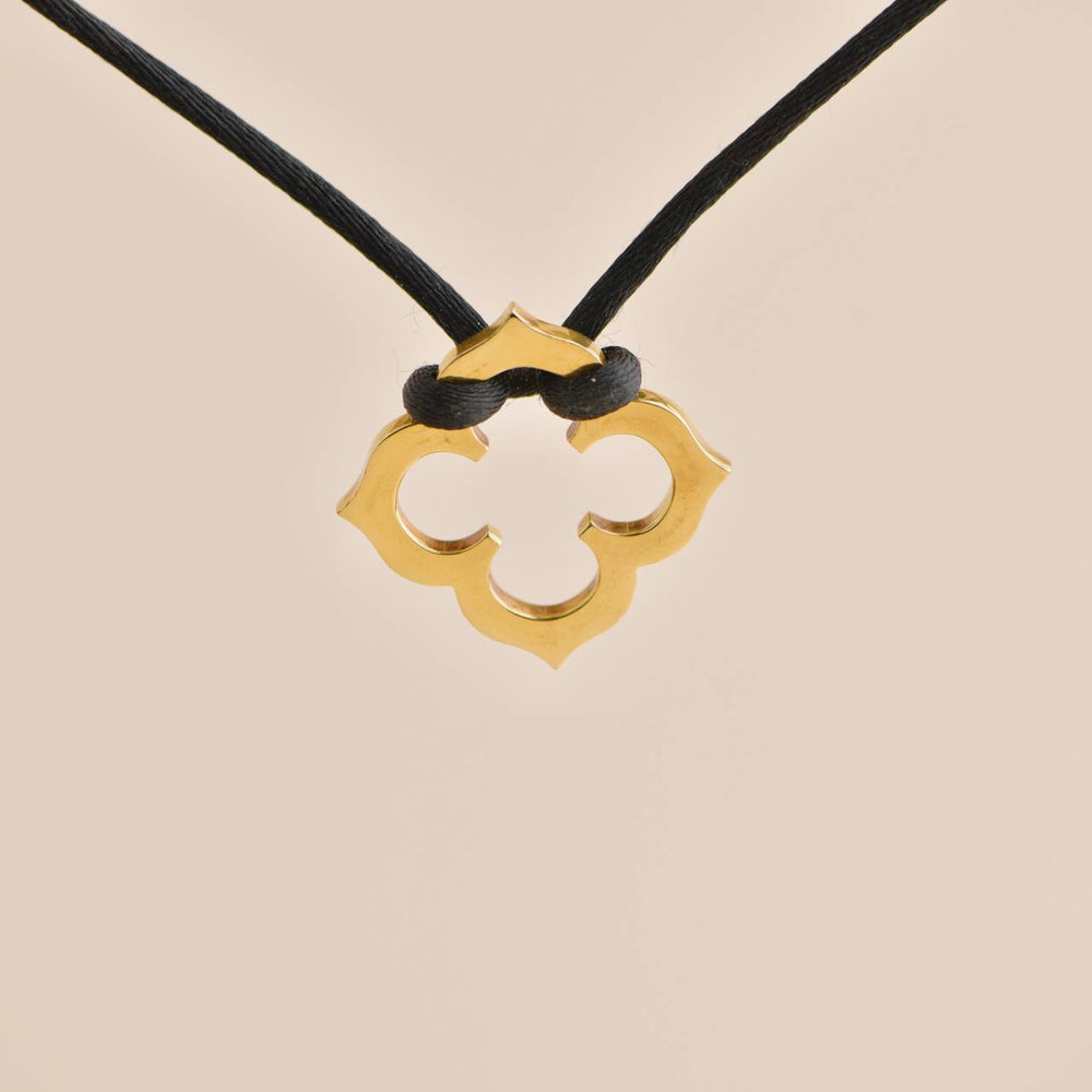 Cartier Quatrefoil  Yellow Gold Necklace