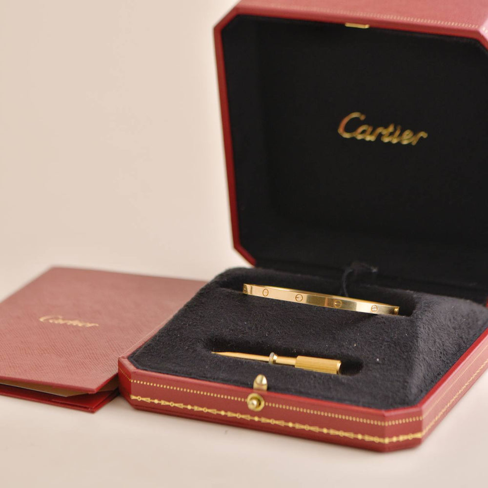 Cartier Love Bracelet Small Model Size 17