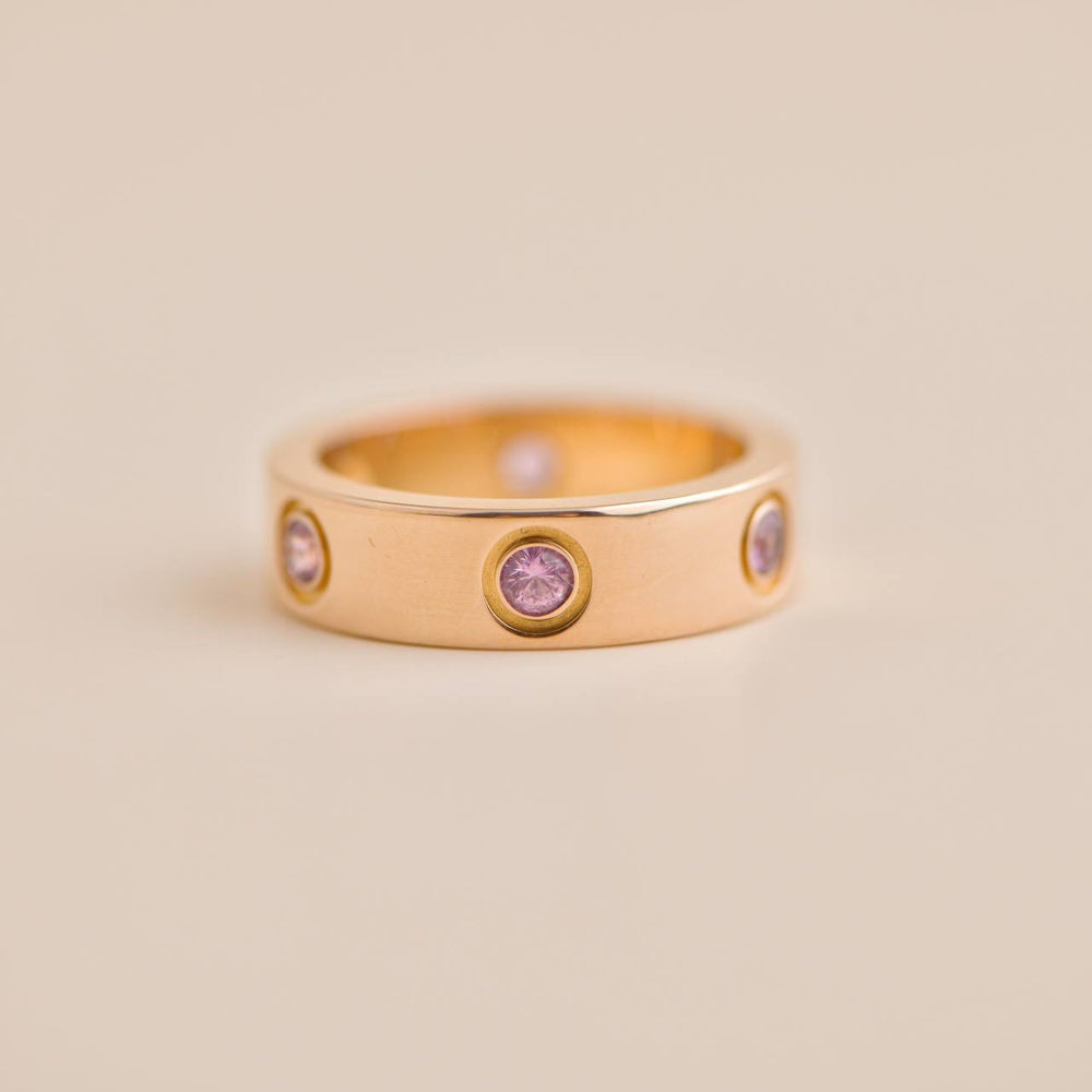 Cartier Love Pink Sapphire  Ring 