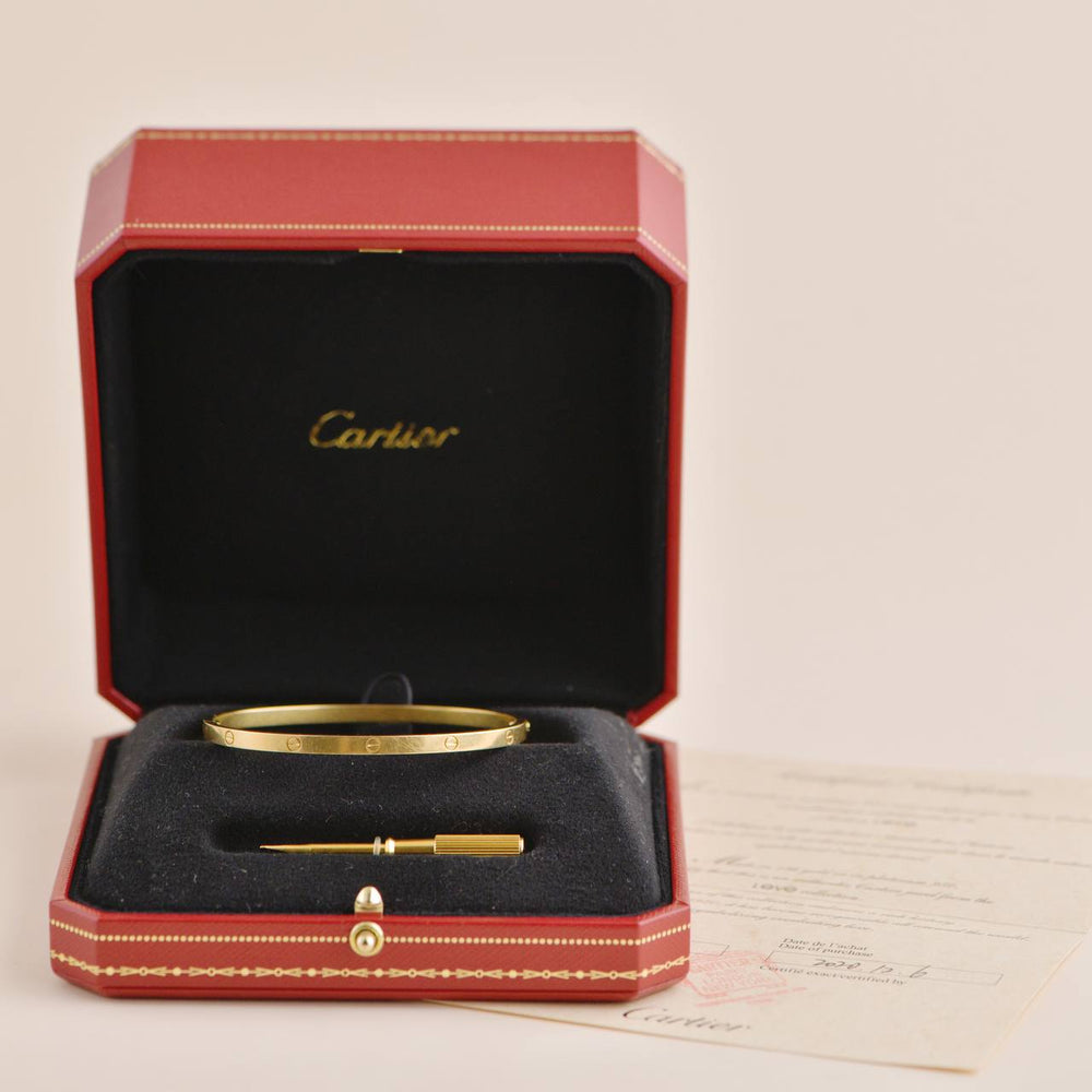 Cartier Love Bracelet Small Model Size 18 Second Hand