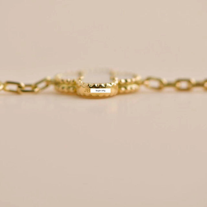 Van Cleef & Arpels Vintage Alhambra Mother of Pearl  Bracelet for Sale