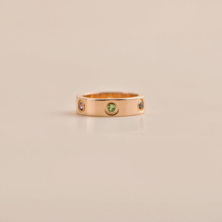 Cartier Love Rainbow Rose Gold Ring 