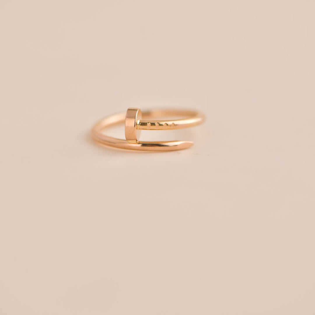 Cartier Juste Un Clou Rose Gold Ring Small Model for Sale