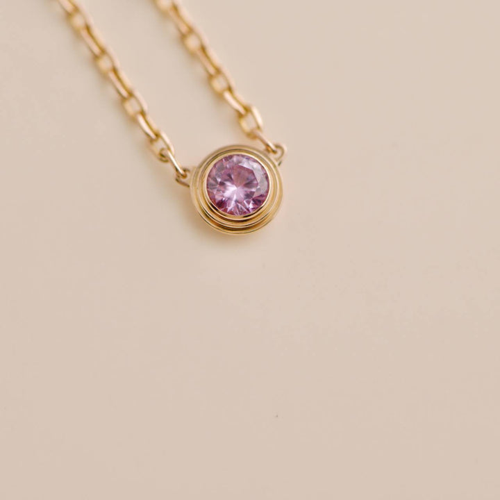 Cartier D'AMOUR 18K Rose Gold Pink Sapphire Pendant Second Hand