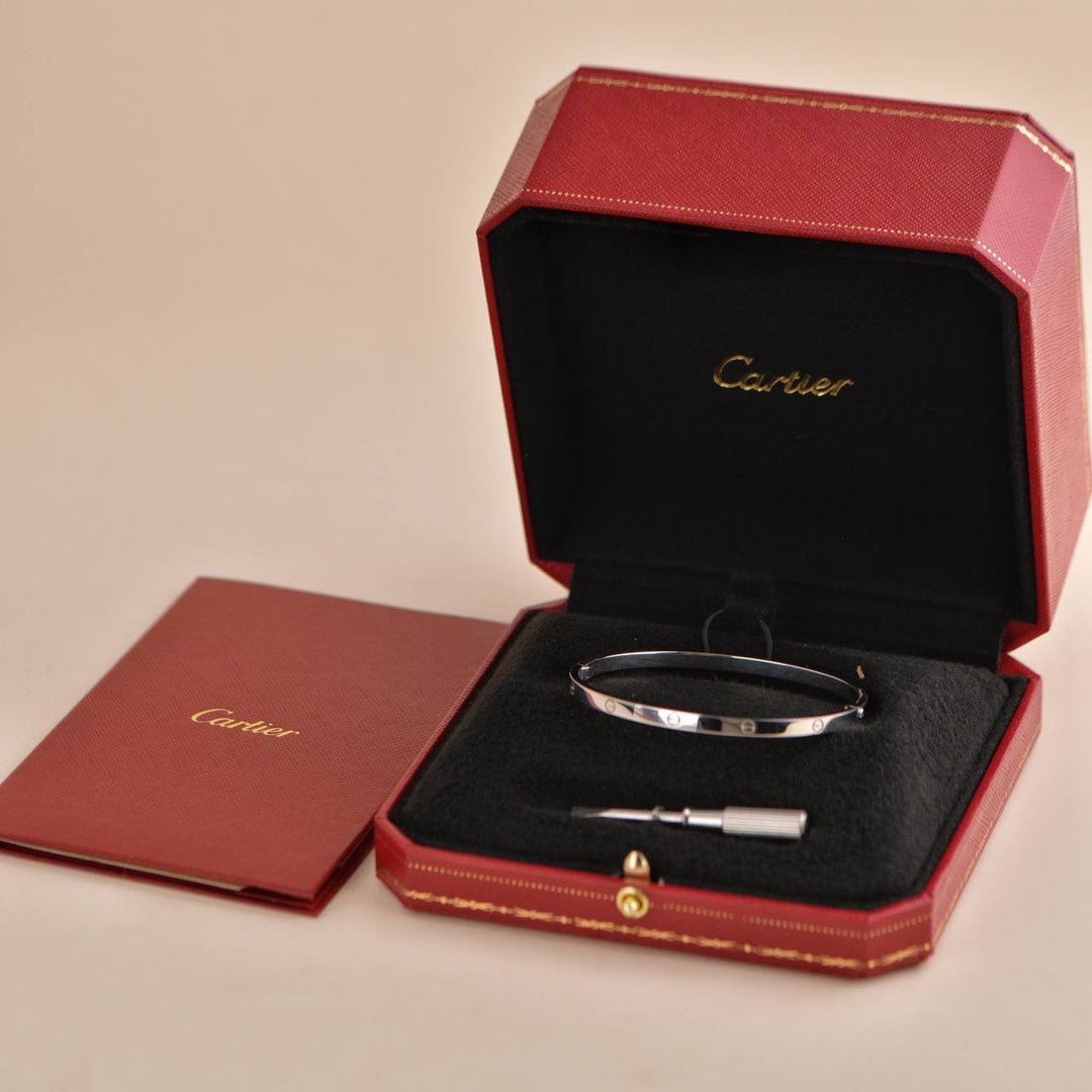 Cartier Love Bracelet Small Model 18K White Gold Preowned