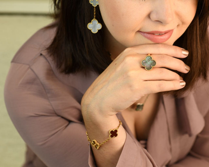 Magic Alhambra Ring Van Cleef Ring Size Van Cleef Arpels Magic