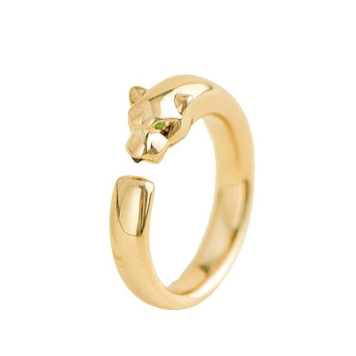 Pre-loved Cartier Panthère de Cartier Yellow Gold Ring Size 56