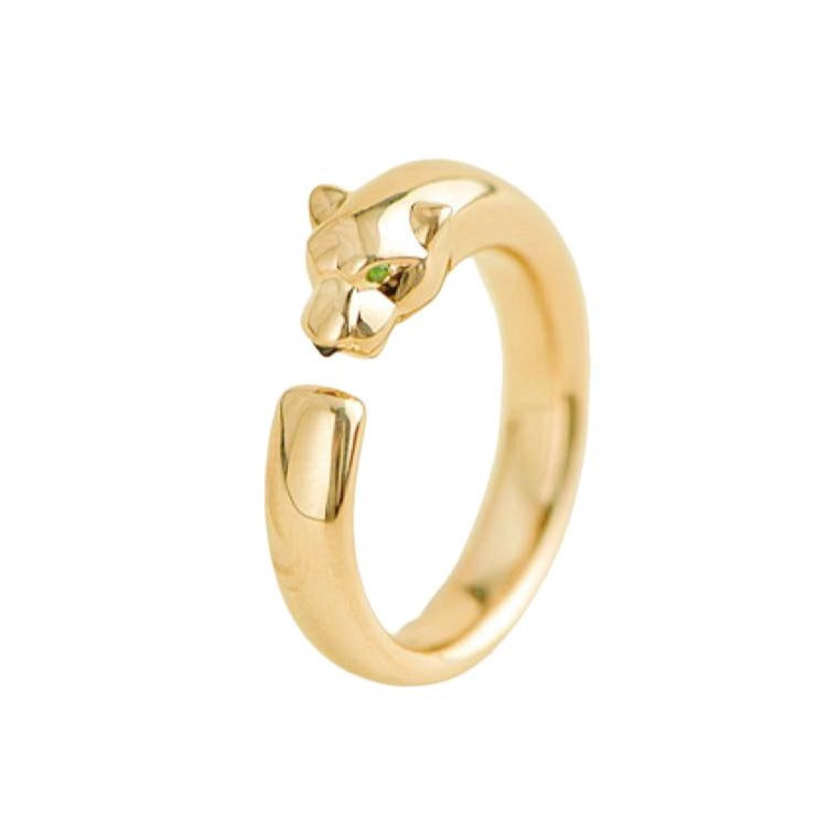 Pre-loved Cartier Panthère de Cartier Small Model Yellow Gold Ring Size 57