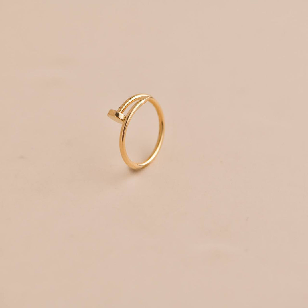 Second Hand Cartier Juste Un Clou Yellow Gold Ring Small Model Size 53