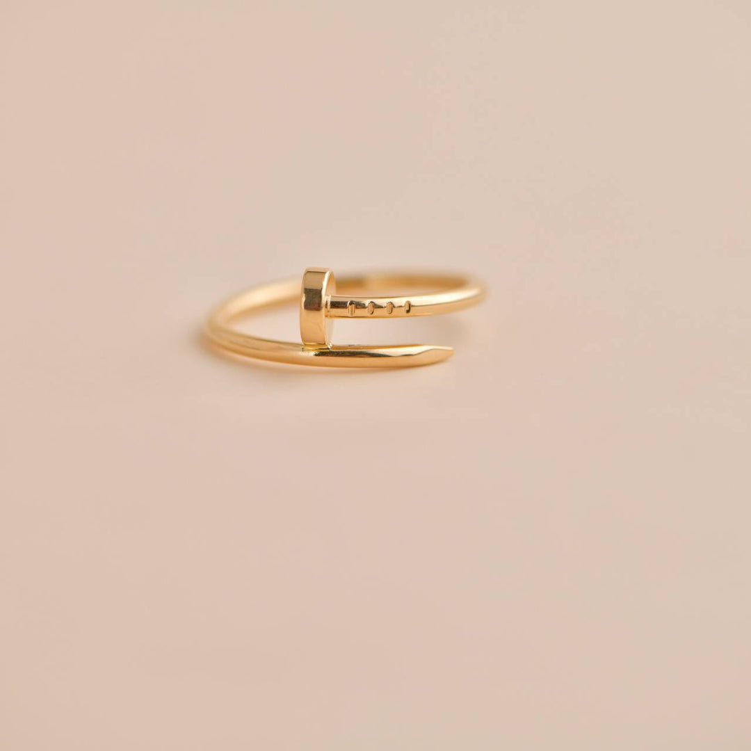 Pre-loved Cartier Juste Un Clou Yellow Gold Ring Small Model