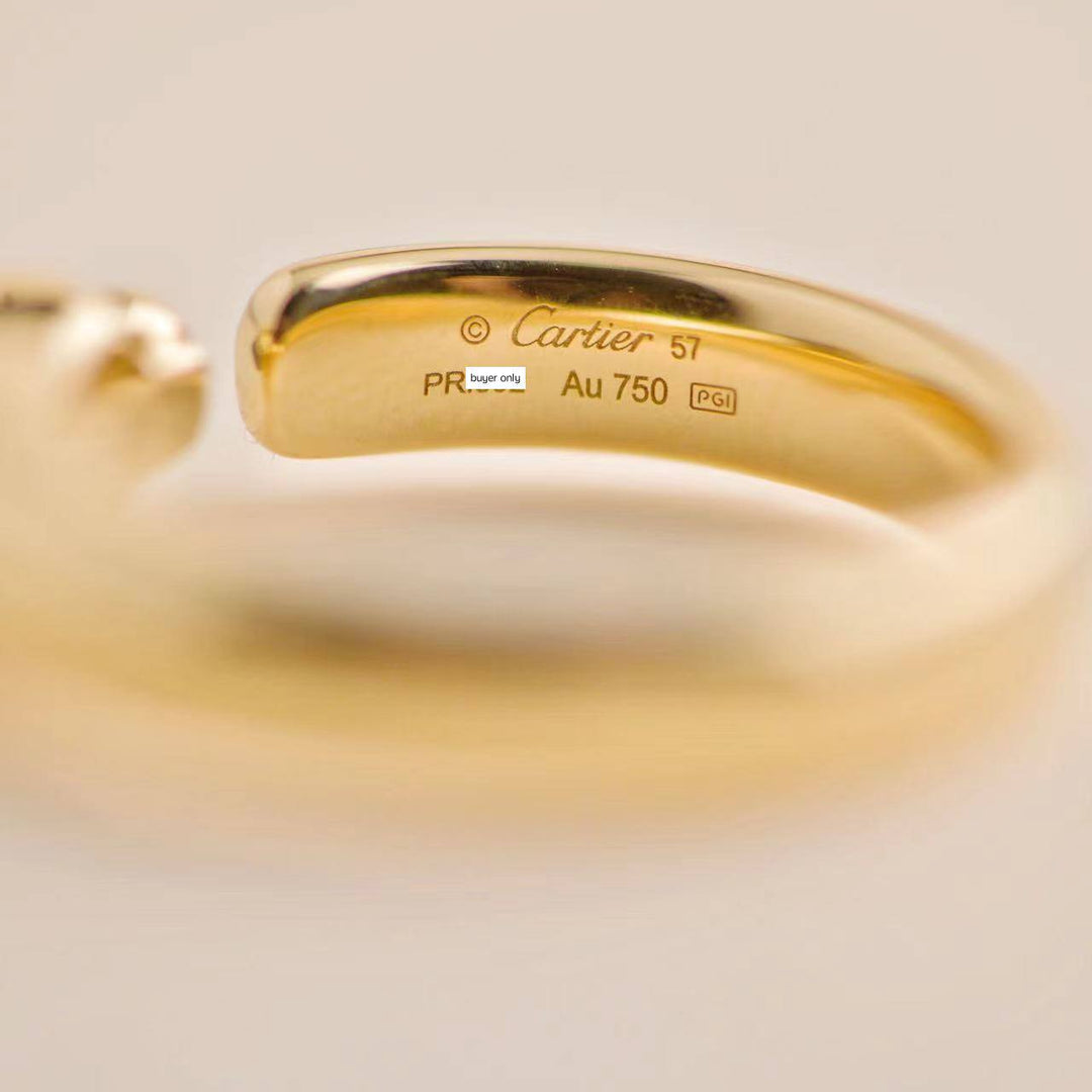 Second Hand Cartier Panthère de Cartier Small Model Yellow Gold Ring