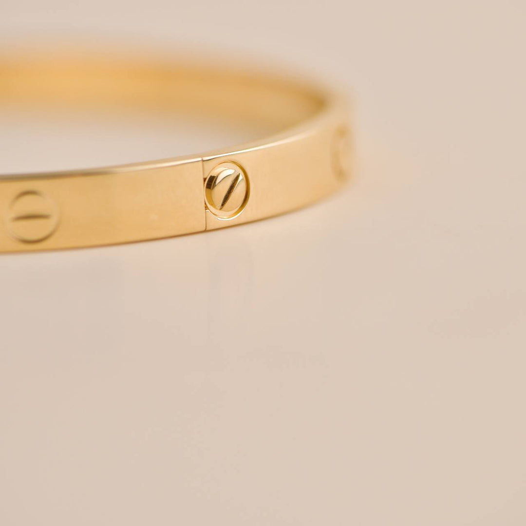 Pre-owned Cartier Love Bracelet 18K Yellow Gold