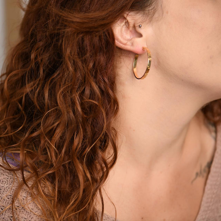 Cartier Love 18k Yellow Gold Hoop Earrings Large Model