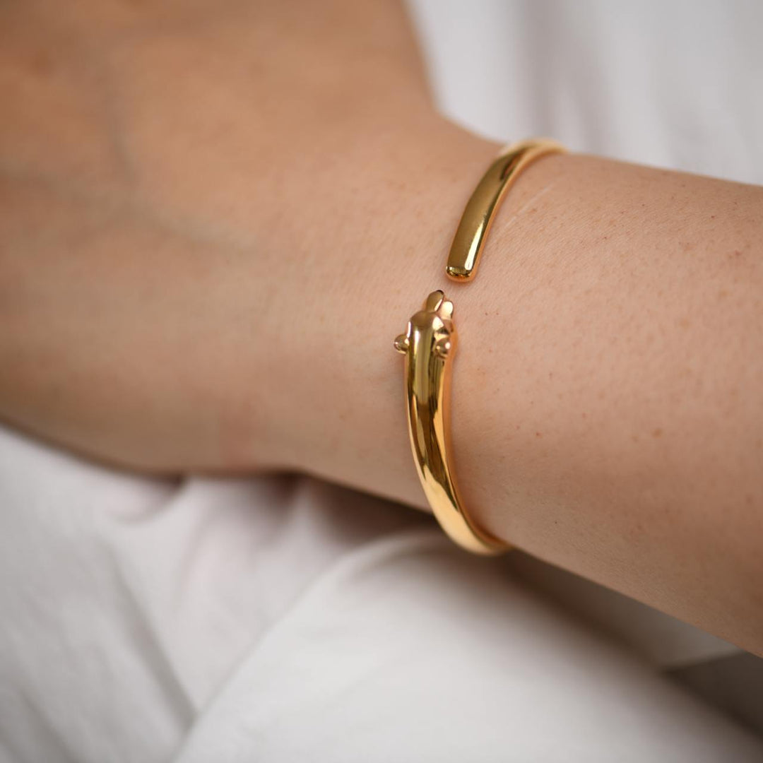 Cartier Panthère de Cartier 18K Rose Gold Bracelet Small Model Size 16