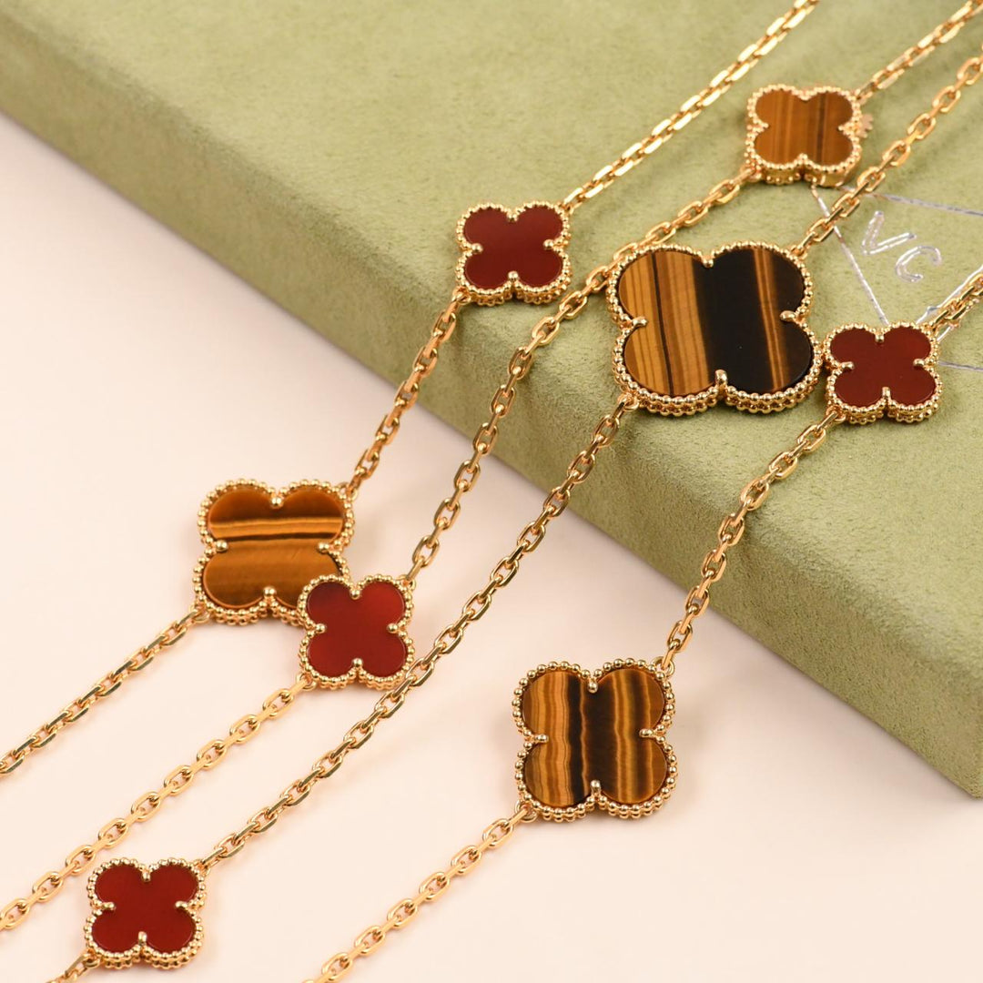 Preowned Van Cleef & Arpels Magic Alhambra 16 Motif Necklace