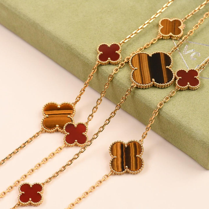 Preowned Van Cleef & Arpels Magic Alhambra 16 Motif Necklace