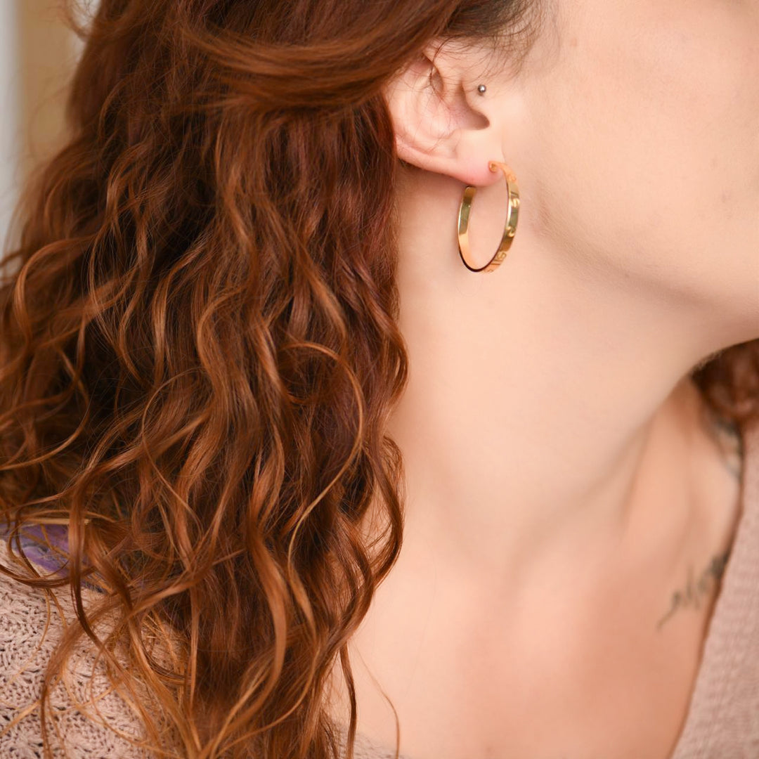 Cartier love gold earring