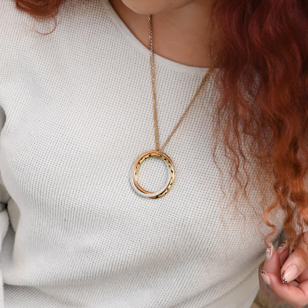 Cartier Trinity Panthère Diamond Pendant Necklace