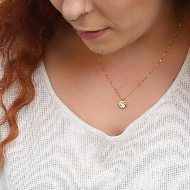 Cartier Trinity Paved Diamond  Pendant Necklace