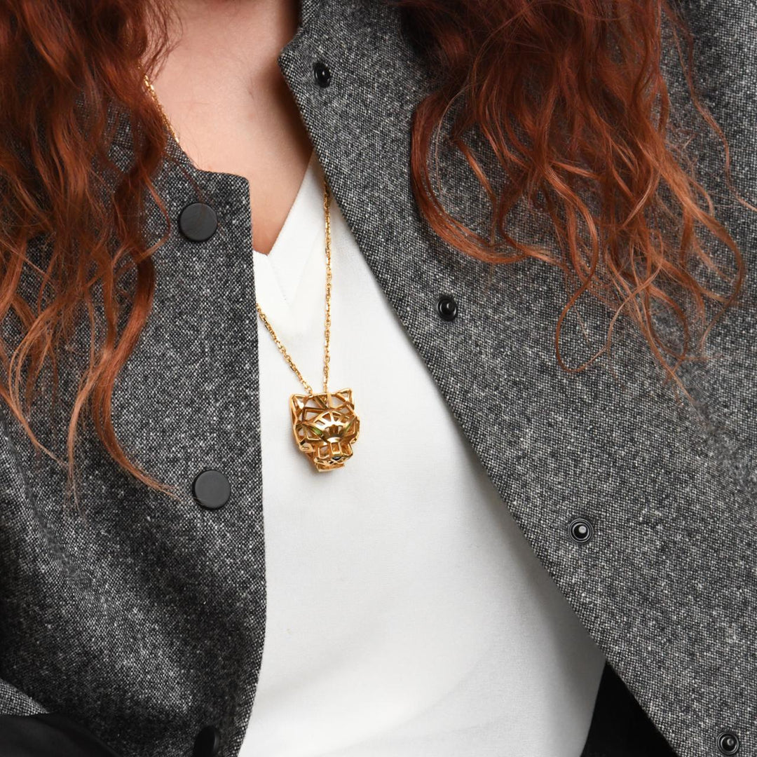 preowned Cartier Panthère de Cartier pendant Necklace