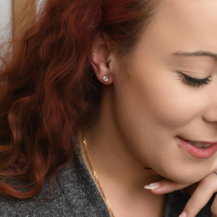 Bvlgari GIA Diamond Earstuds 