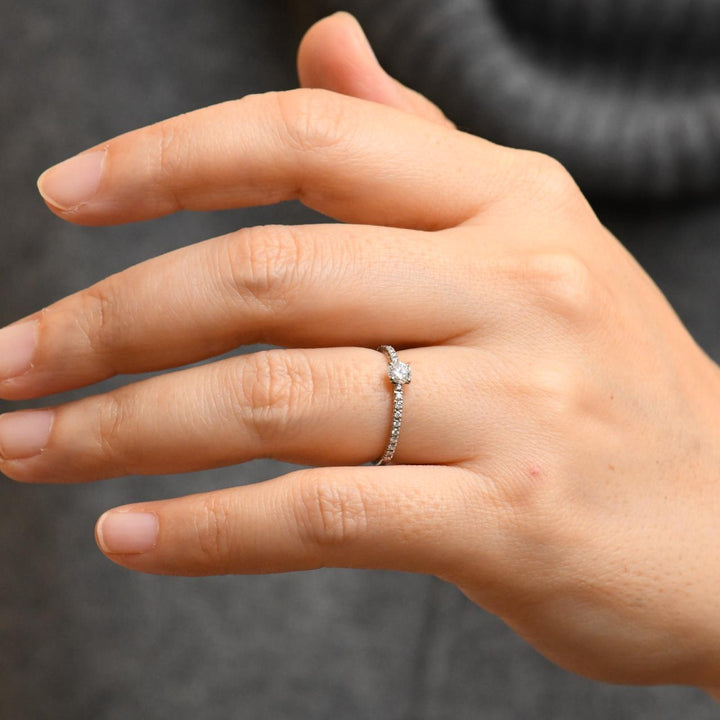 preowned Cartier engagement ring 