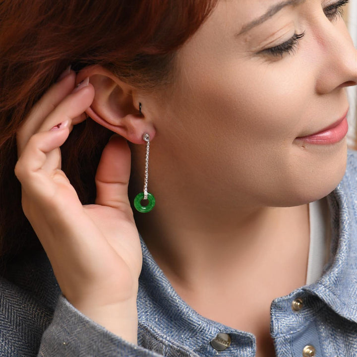 jade diamond pendant 