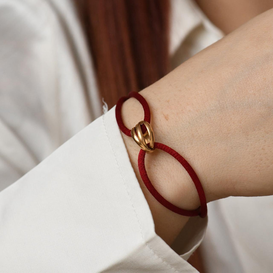 cartier trinity cord bracelet
