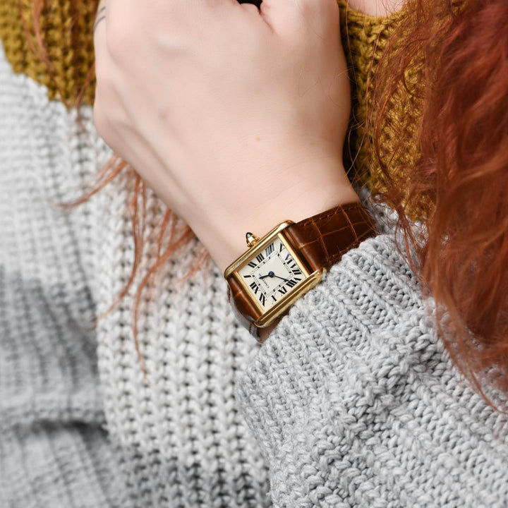 Preowned Cartier Tank Louis Small Model 18K Yellow Gold W1529856